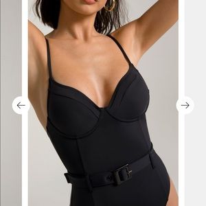 Good American Show-Off One Piece (Black)